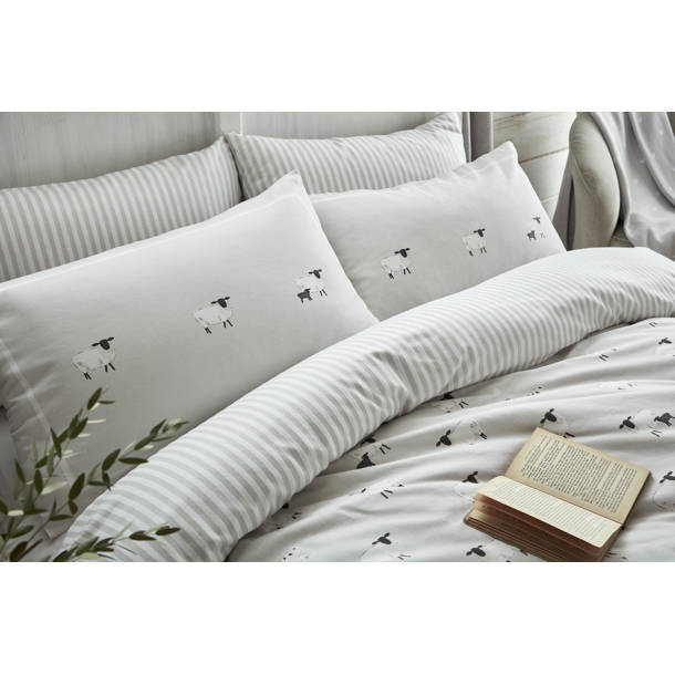 Sophie Allport Dragonfly Duckegg/Light Gray 200 TC Reversible Duvet